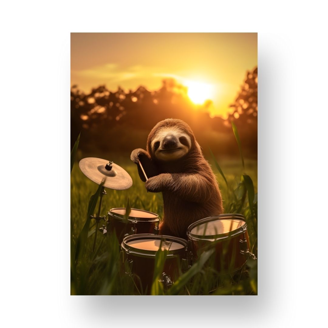 Drums Poster - Animal 1