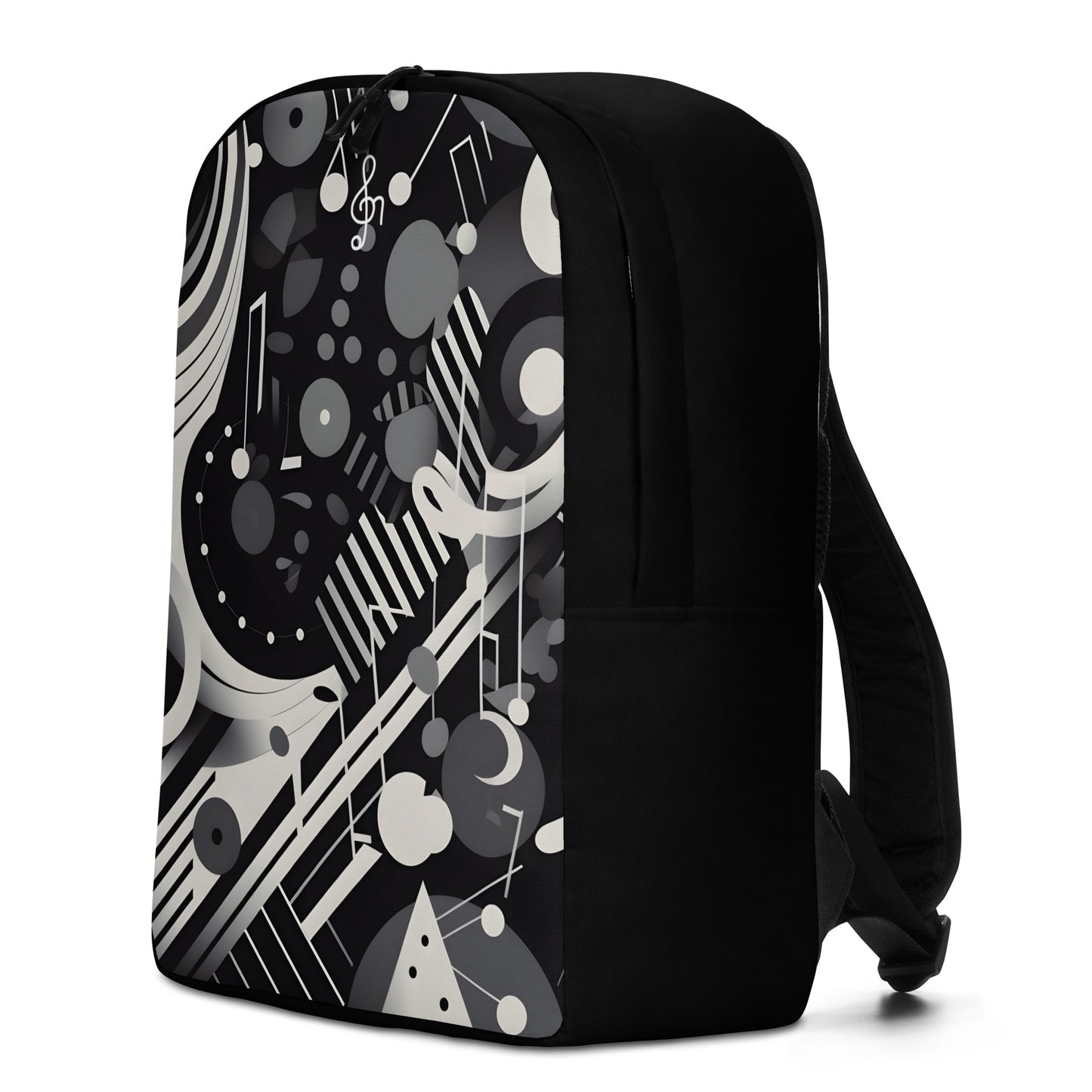 Minimalist Backpack Black & White 1