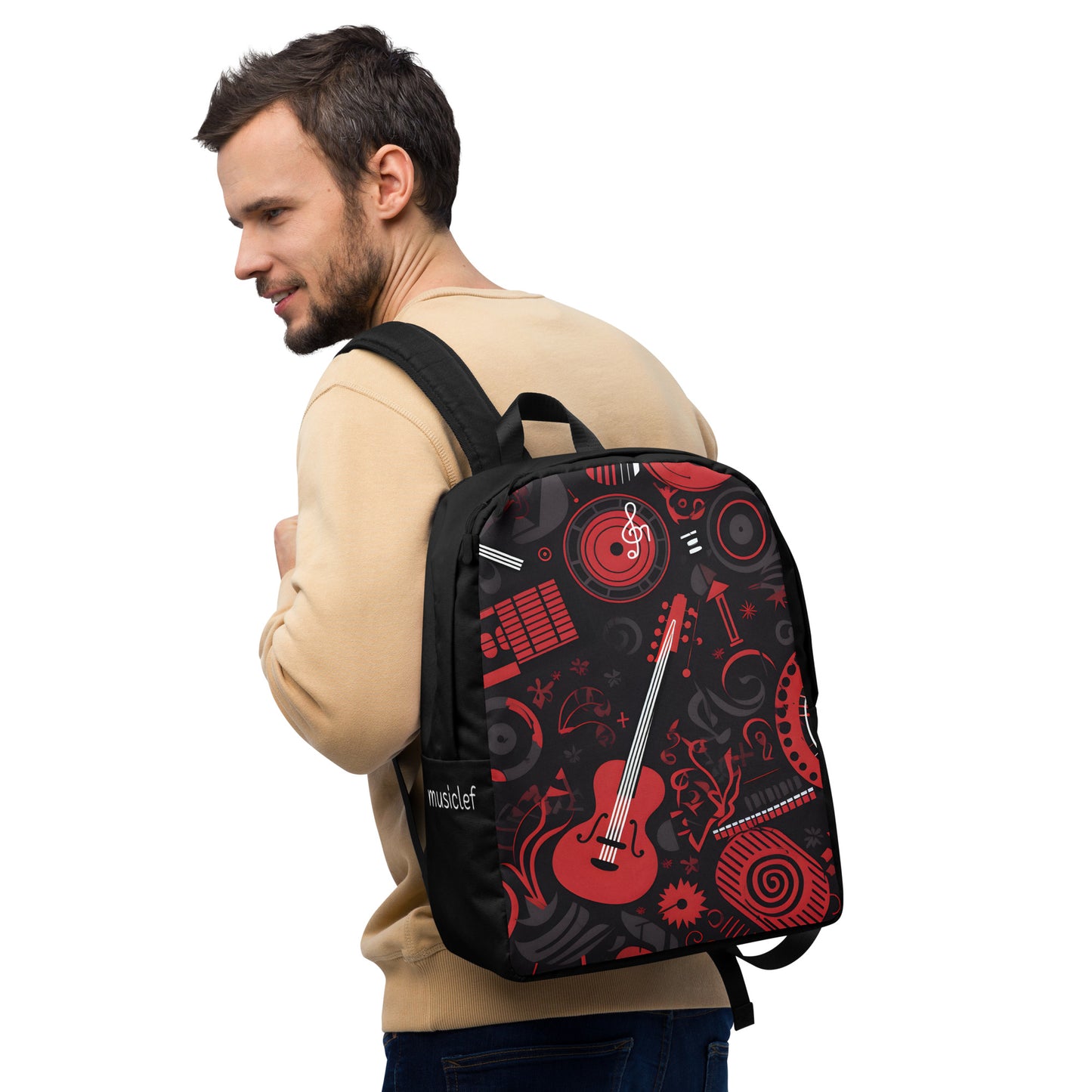 Minimalist Backpack Red 1