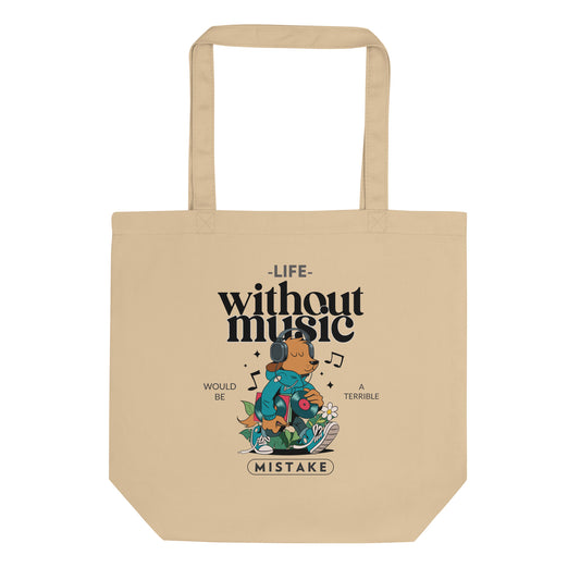 Without Music Tote Bag