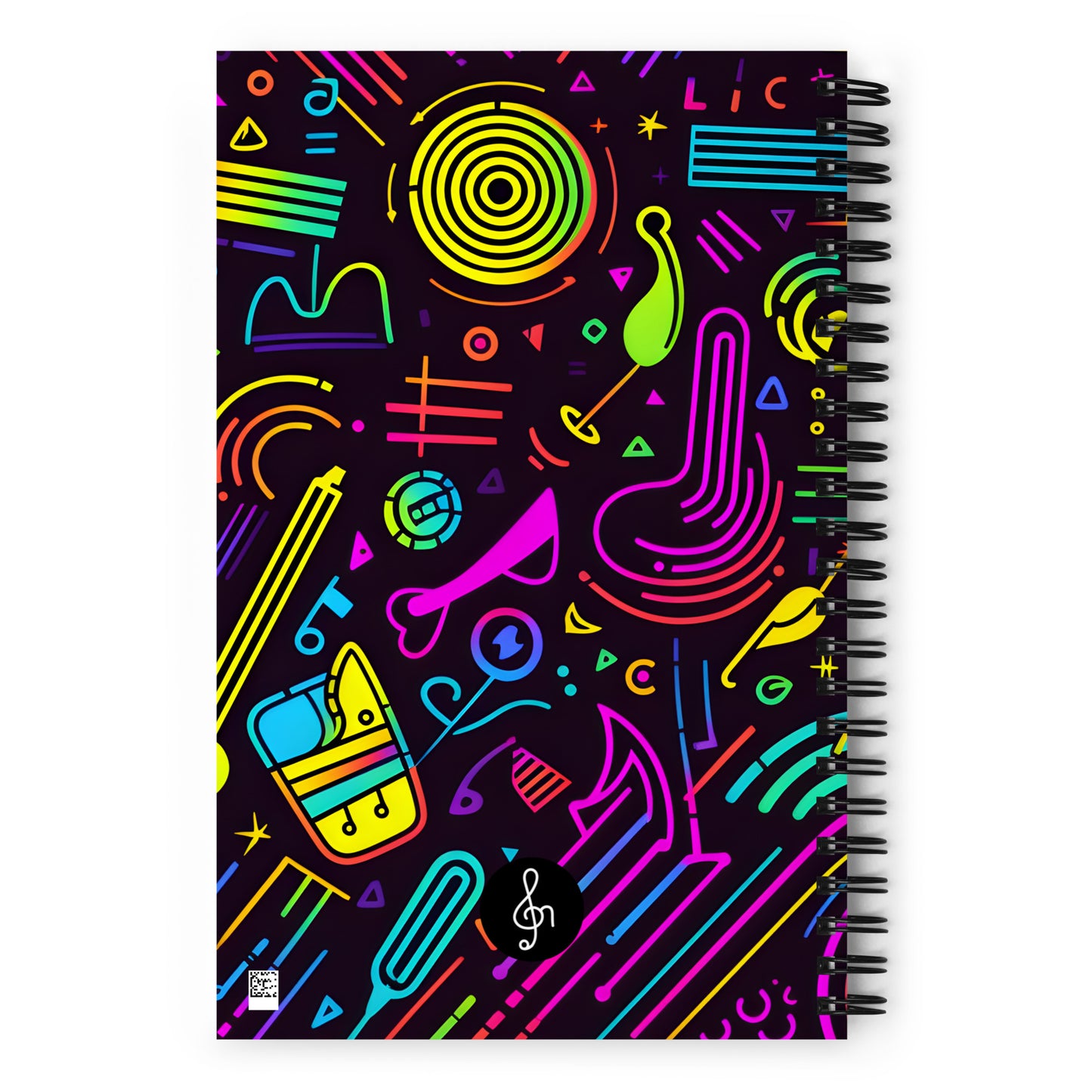 Spiral Notebook Neon 4