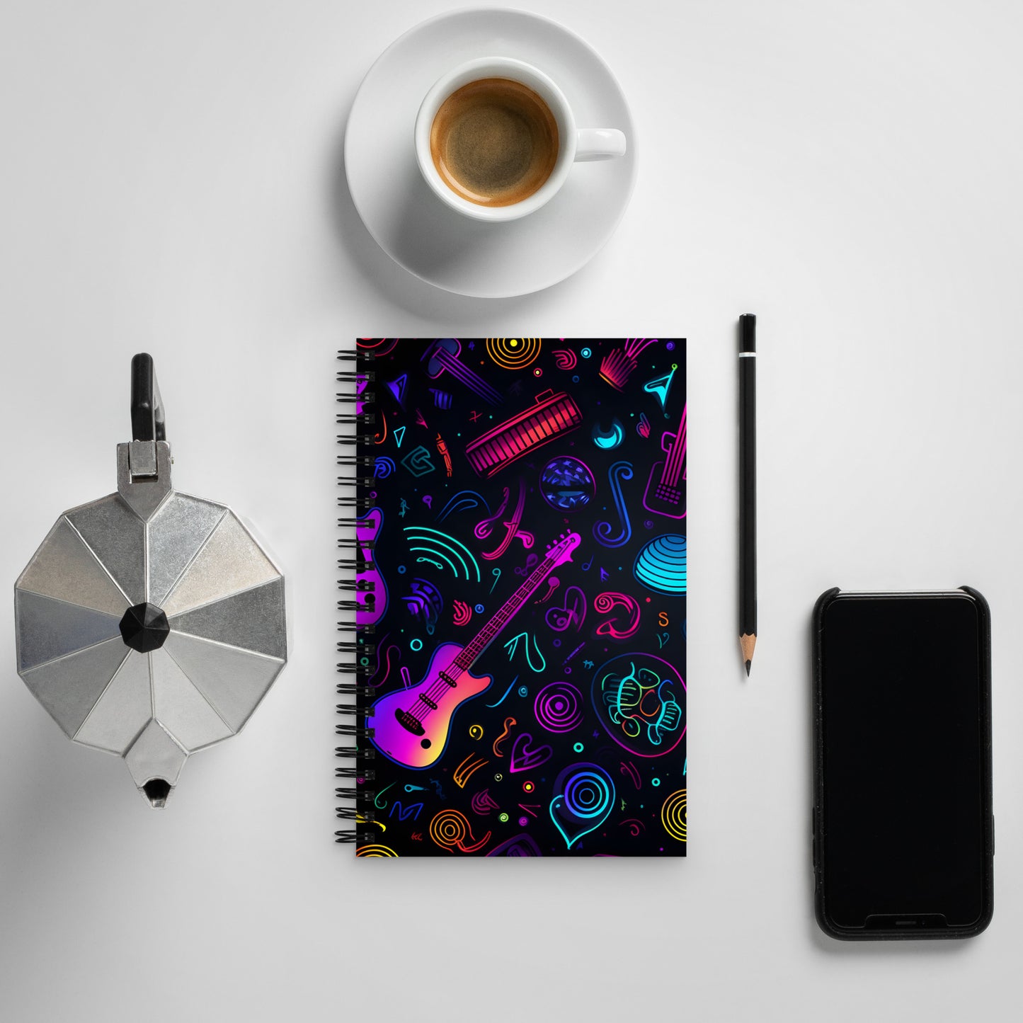 Spiral Notebook Neon 2