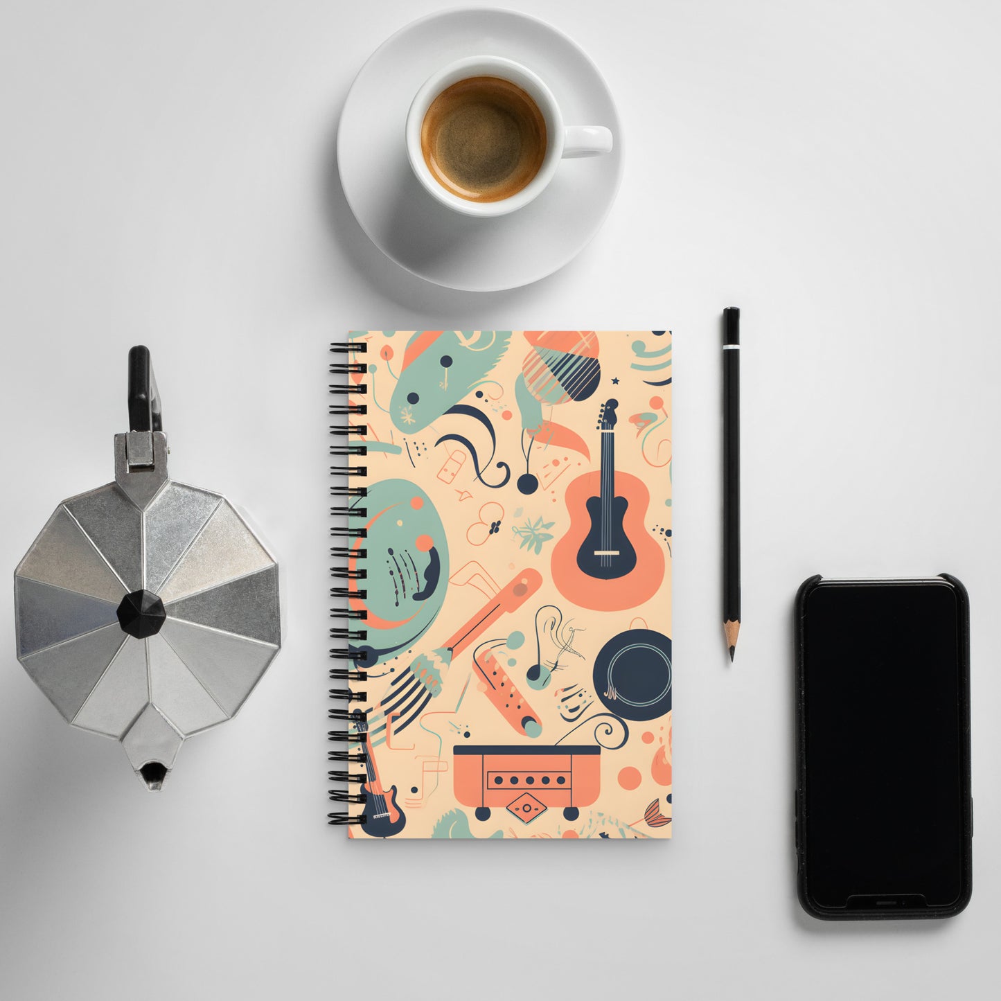 Spiral Notebook Pastel 1