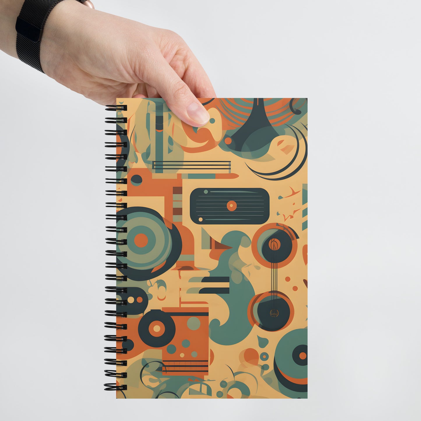 Spiral Notebook Retro 6