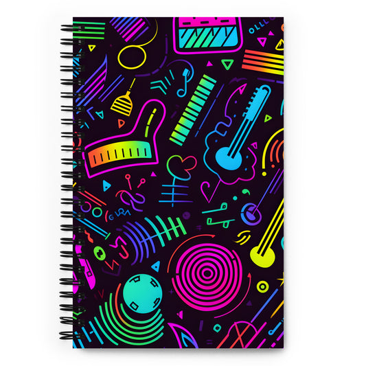 Spiral Notebook Neon 4