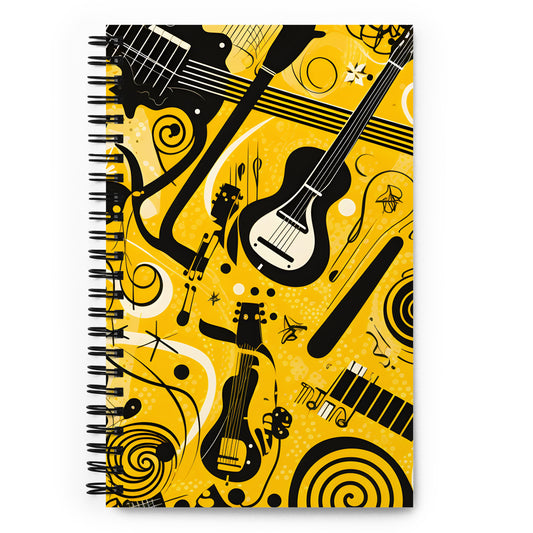 Spiral Notebook Yellow