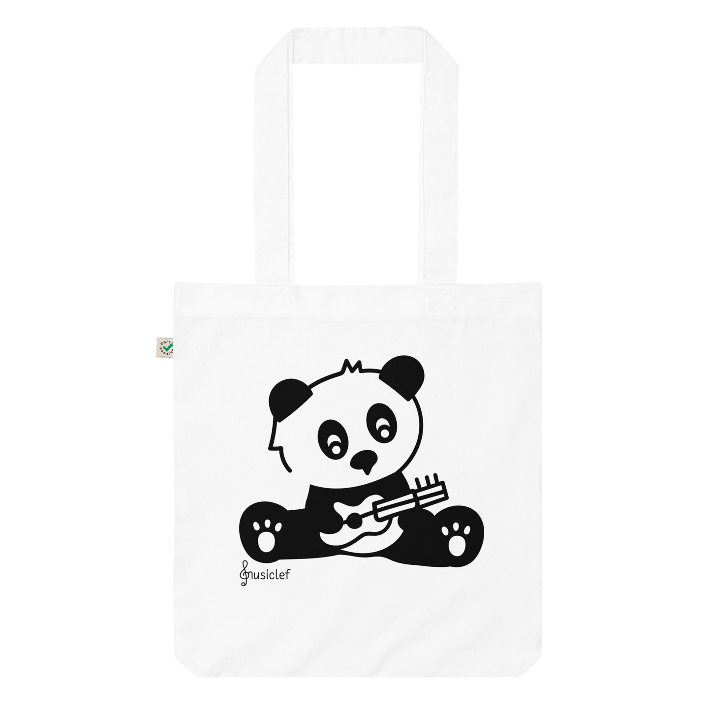 Panda Guitar Tote Bag