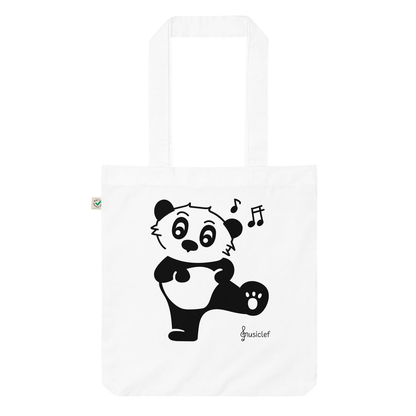 Singing Panda Tote Bag