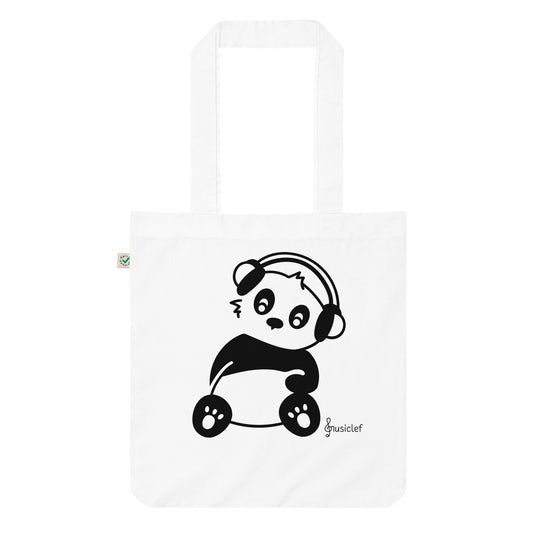 Panda Headset Tote Bag